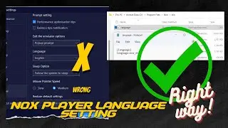 Nox Player & Nox Asst  || Change Language to English