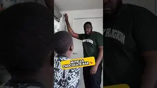 ШОКОЛАДНЫЙ БАТОНЧИК NUTELLA 🍫 ... папа и сын готовят!