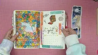 Plan With Me / SetUp April 2025 Bullet Journal | MelPinkJournals