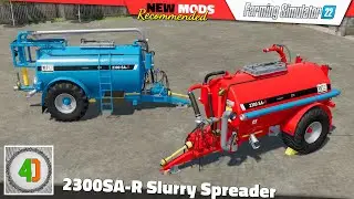 FS22 | 2300SA-R Slurry Spreader - Farming Simulator 22 New Mods Review 2K60