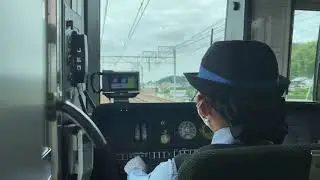 JR京都線 新人女性運転士がデビュー