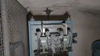 Alter Aufzug Maschinenraum von 1958