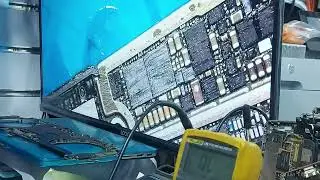 REPAIR IP 7P FAULTY TRINITY VDD MAIN SHORTED NO BACK LIGHT ايفون &egrave; PLUS لااضاءة  قصر بدائرة VDD MAIN