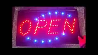 Custom Led Neon Sign Illuminated Acrylic Signboard High Bright ATM Open Signage Luminous Billboard
