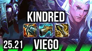 KINDRED vs VIEGO (JGL) | 15/0/7, Legendary | EUW Master | 25.21