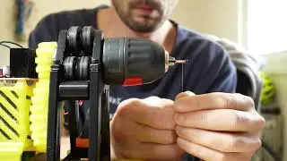 An example of how the automatic coil winding machine I built works
