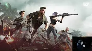 Jungkook of BTS playing PUBG: Battlegrounds with ARMY on Weverse live 