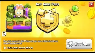 Buying March 2023 Gold Pass in Clash Of Clans