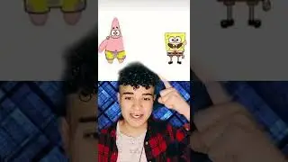 ILLUSIONE OTTICA TRA SPONGEBOB E PATRICK