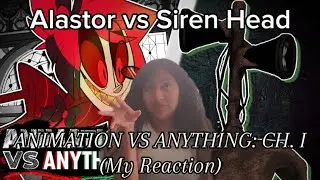 Alastor vs Siren Head - Rap Battle (ANIMATION VS ANYTHING) (Reaction)