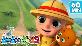 🐻The Bear Went Over the Mountain - S3EP13 Kindergarten Fun Highlights Compilation - LooLoo Kids