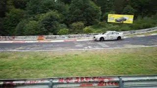 2021 BMW M3 (G80/G20) - Erlk&ouml;nig Prototype camouflage test car spy shot - N&uuml;rburgring Nordschleife