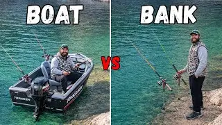 Bank vs Boat Fishing Challenge
