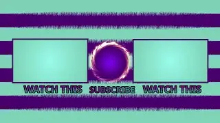 Green & Purple Outro Template Free Download