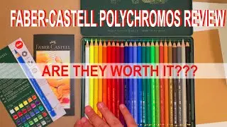 ОБЗОР ЦВЕТНЫХ КАРАНДАШЕЙ FABER-CASTELL POLYCHROMOS | ОБЗОР ПОСТАВОК ИСКУССТВА | КИКИ ИСКУССТВА