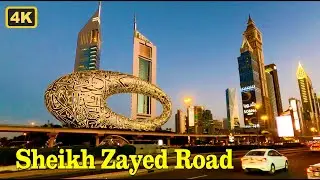 Dubai Sheikh Zayed Road | Evening Walking Tour | 31 July 2023