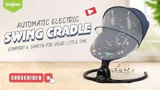 Baybee Electric Automatic Swing Cradle for Newborn Baby | Comfort & Safety for Your Little One