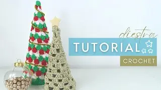 ✨GRANNY SQUARE CHRISTMAS TREE 🎄| 🤚🏻DIESTRA | 3D Granny Square CHRISTMAS TREE | CHIC DIY 