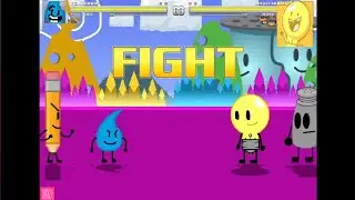 Слеза и карандаш против лампочки и перца &mdash; BFDI и неодушевлённое безумие | M.U.G.E.N