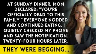 At Family Dinner, They Said 'You're Dead to Us' &mdash; I Quietly Checked My Phone