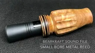 BearKraft Sound File - Small Bore Metal Reed (Acrylic Insert)