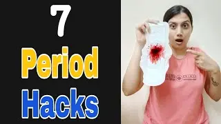 7 Life Saving PERIOD HACKS Every Girl Must Know | Must Try | Fashion Supertips