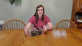 Review of HBlife Clear Acrylic Makeup Organizer, 2 Pieces Vanity Makeup Case with 4 Storage Drawers