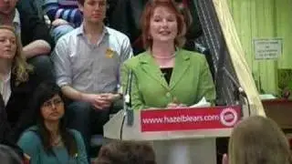 Hazel Blears Launch Event