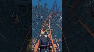 Epic Futuristic Roller Coaster POV 🎢  Moebius Style Surreal City Ride IMAX
