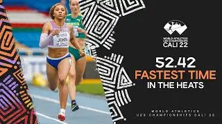 Yemi Mary John clocks fastest time of the 400m heats | World Athletics U20 Championships Cali 2022