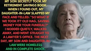 My Daughter In Law Slapped  “So What If We Took It  You’re Old—Planning To Let The Money Rot ”