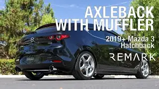 REMARK Axleback with Muffler - Mazda3 Hatchback