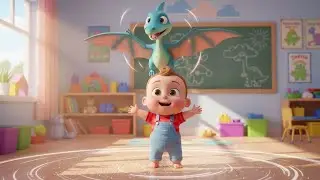 Dinosaur Dance School Song for Kids | Fun Dinosaur & Nursery Rhymes 🦖🎶💃