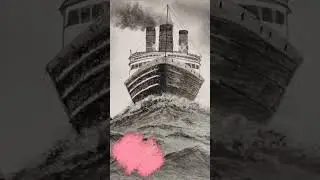 Ship Sailing in the Sea | Pencil Sketch Drawing | Relaxing Art Video