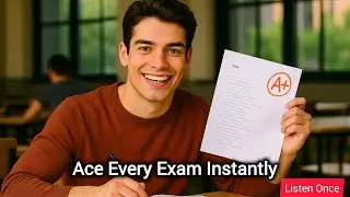 Ace All Exams Instantly &ndash; Subliminal for Perfect Scores, Focus, Memory & Fast Learning (1 Listen)