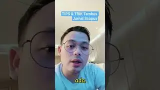 Tips & Tricks to Get Published in Scopus Journal #tiktok #motivation #scopus #quotes #education #...