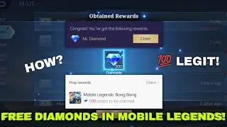 FREE DIAMONDS EVENT IN MOBILE LEGENDS 2023