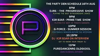 G-FORCE: 100% Oldskool on The Party Den | 16th August