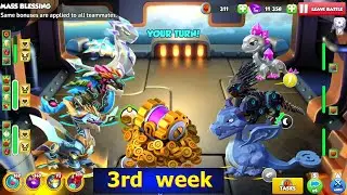 3rd week dungeon in Snowbreeze prism Tyrant event | Pool 1 Ski Dungeon | DML
