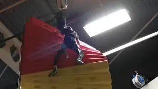 Sky high rock climbing