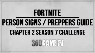 Place missing person signs / Collect doomsday preppers guide - Legendary Weekly Challenges Fortnite