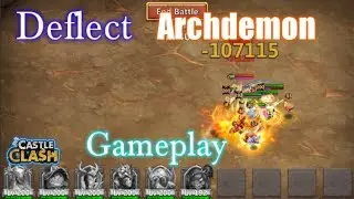 Deflects Damage Archdemon Gameplay Testing Team Castle Clash