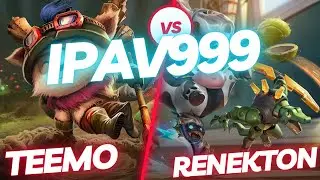IPAV999 | TEEMO VS RENEKTON | TOP GAMEPLAY | Patch 13.24 / Season 13 | #LeagueofLegends