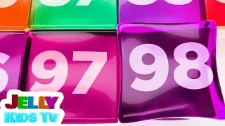 Counting Numbers 1-100 | Jelly Numbers | Learning | Preschool | Light Mode