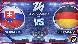 🏒 DEUTSCHLAND - SLOWAKEI &ndash; Olympia Eishockey Herren 2026 - VIERTELFINALE 🏒