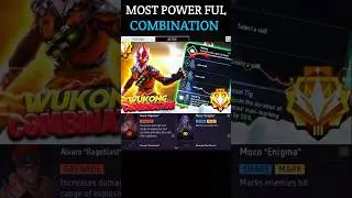 WUKONG MOST POWERFOL CHARACTER SKILL COMBINATION FOR CS AND BR