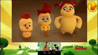 Chicken Squad End Credits Promotion on Disney Jr
