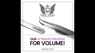 #30 Angel Wings Mega Volume tweezers instruction