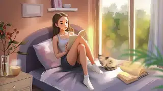 Calming Reading Time 📖 Chillhop Beats for Relax & Stress-Free Moments ~ Lofi Hip Hop Mix