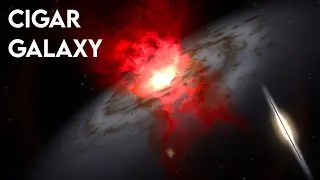 Flight through interstellar space | Screensaver, Relaxation, Sleep, Relief, Study | Cigar Galaxy